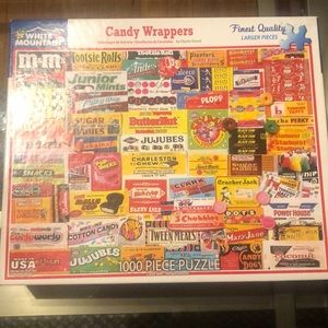White Mountain Candy Wrappers 1000 Piece Puzzle